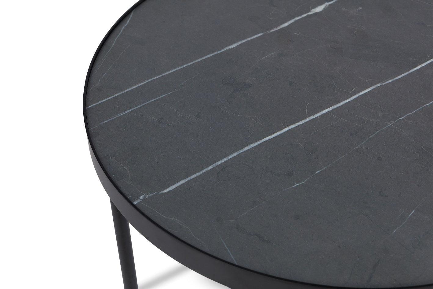 Coffee table HARSTAD #2 grey marble - Eye on Design