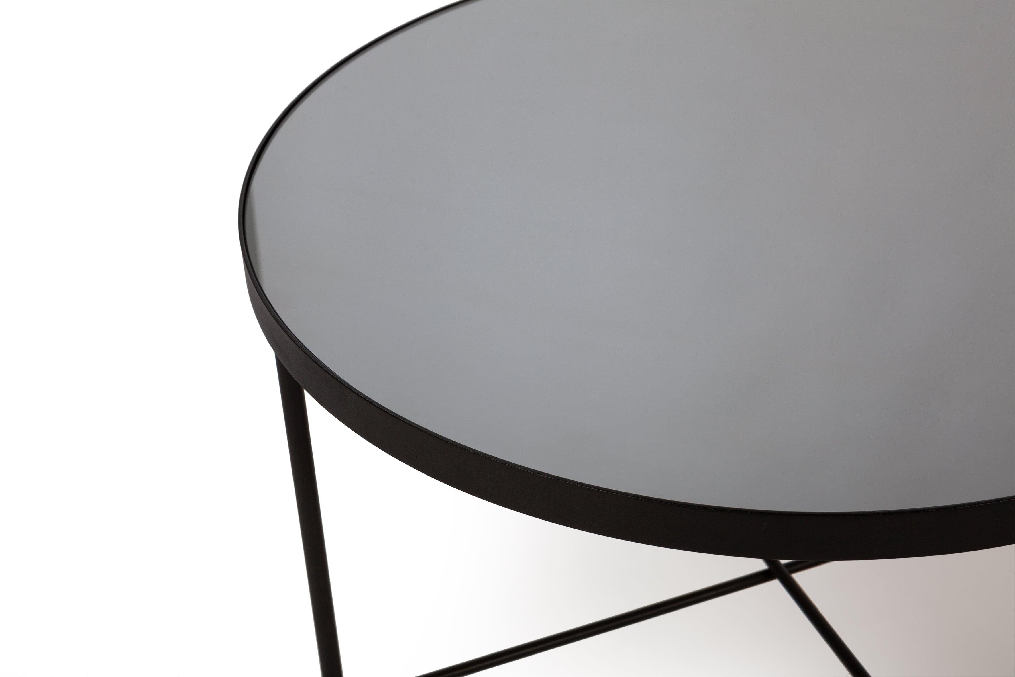 Coffee table HARSTAD #2 titanium mirror - Eye on Design