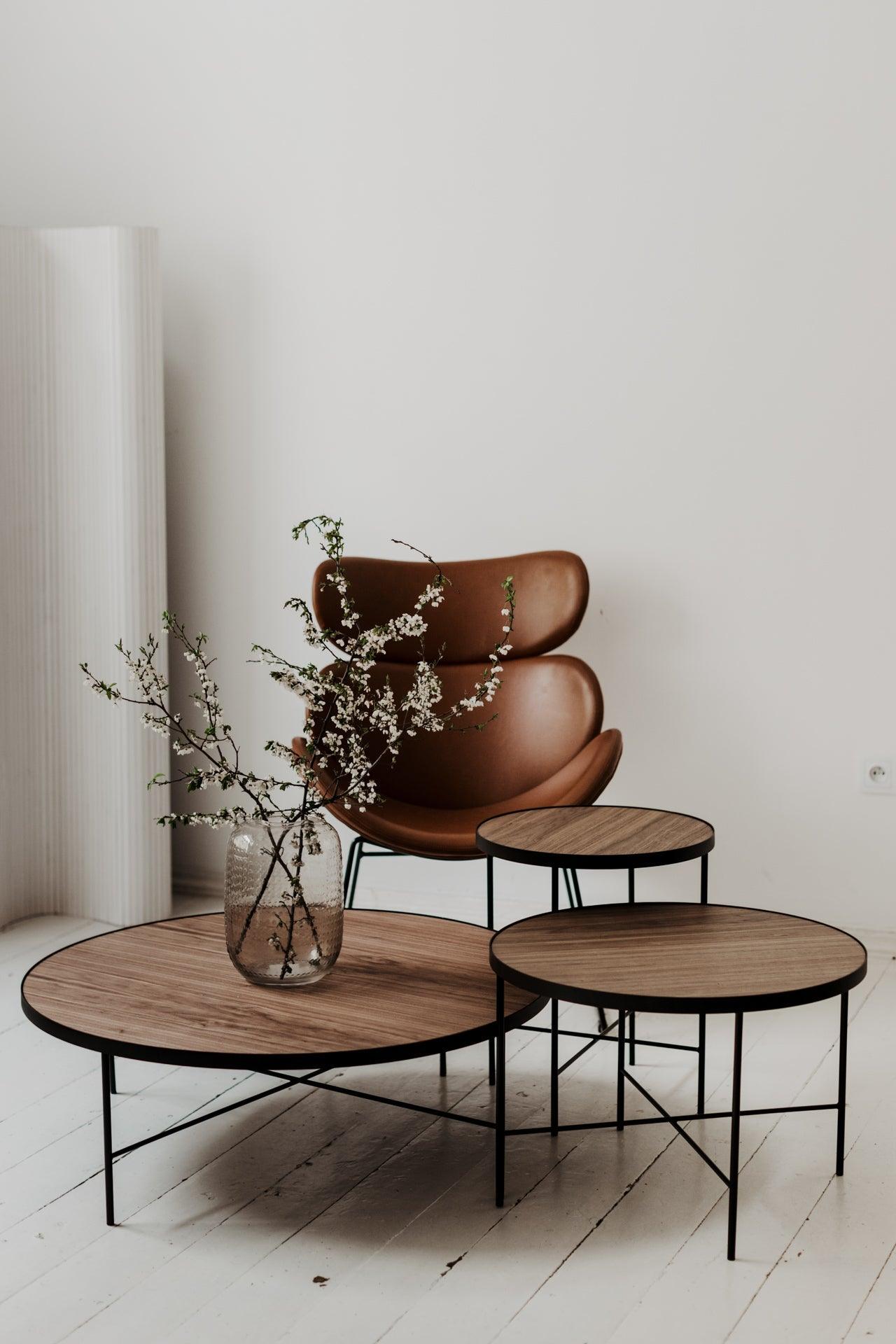 Coffee table HARSTAD #3 American walnut - Eye on Design