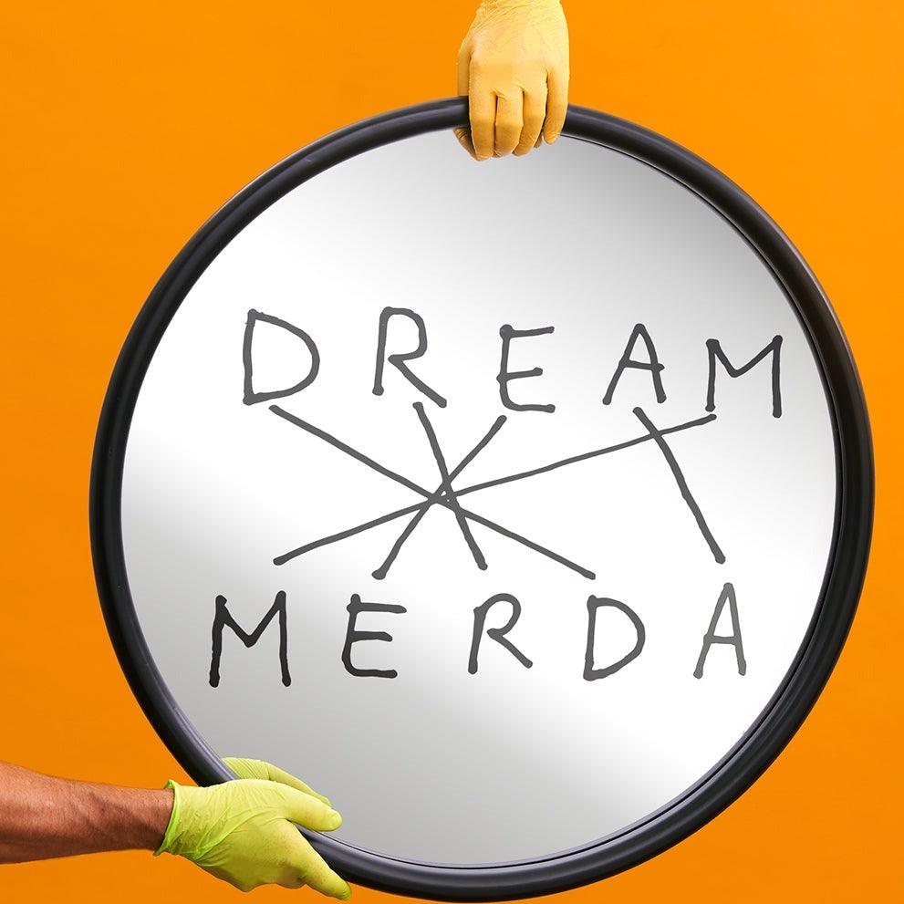 CONNECTION DREAM MERDA mirror black - Eye on Design