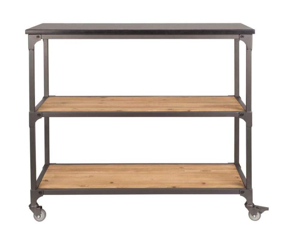 CONSUELA bookcase on wheels black, Dutchbone, Eye on Design