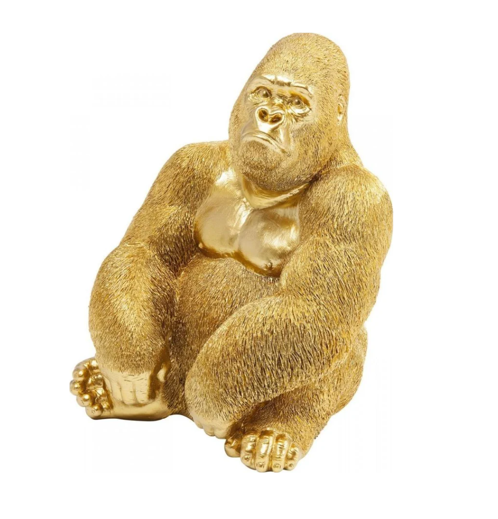 Figurka dekoracyjna KONG złoty Kare Design    Eye on Design