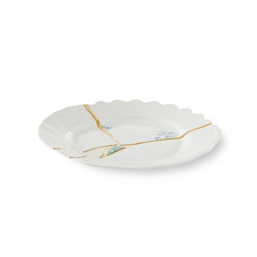 Dessert plate KINTSUGI #3 porcelain - Eye on Design