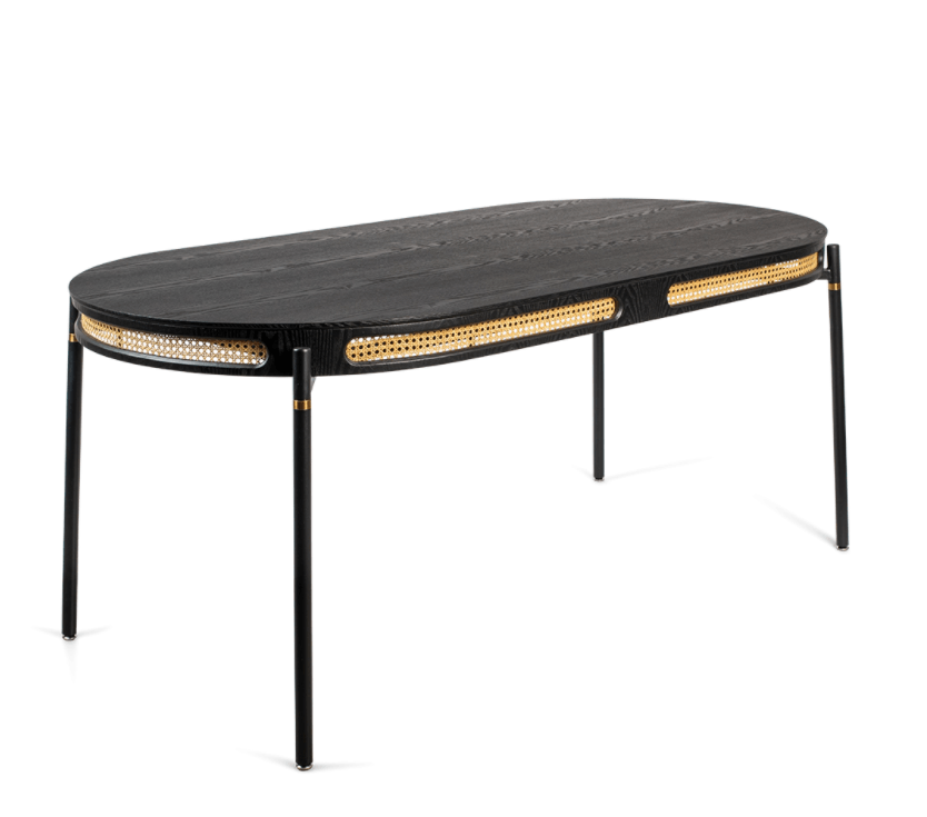 DON'T STOP THE WEBBING table black, Bold Monkey, Eye on Design