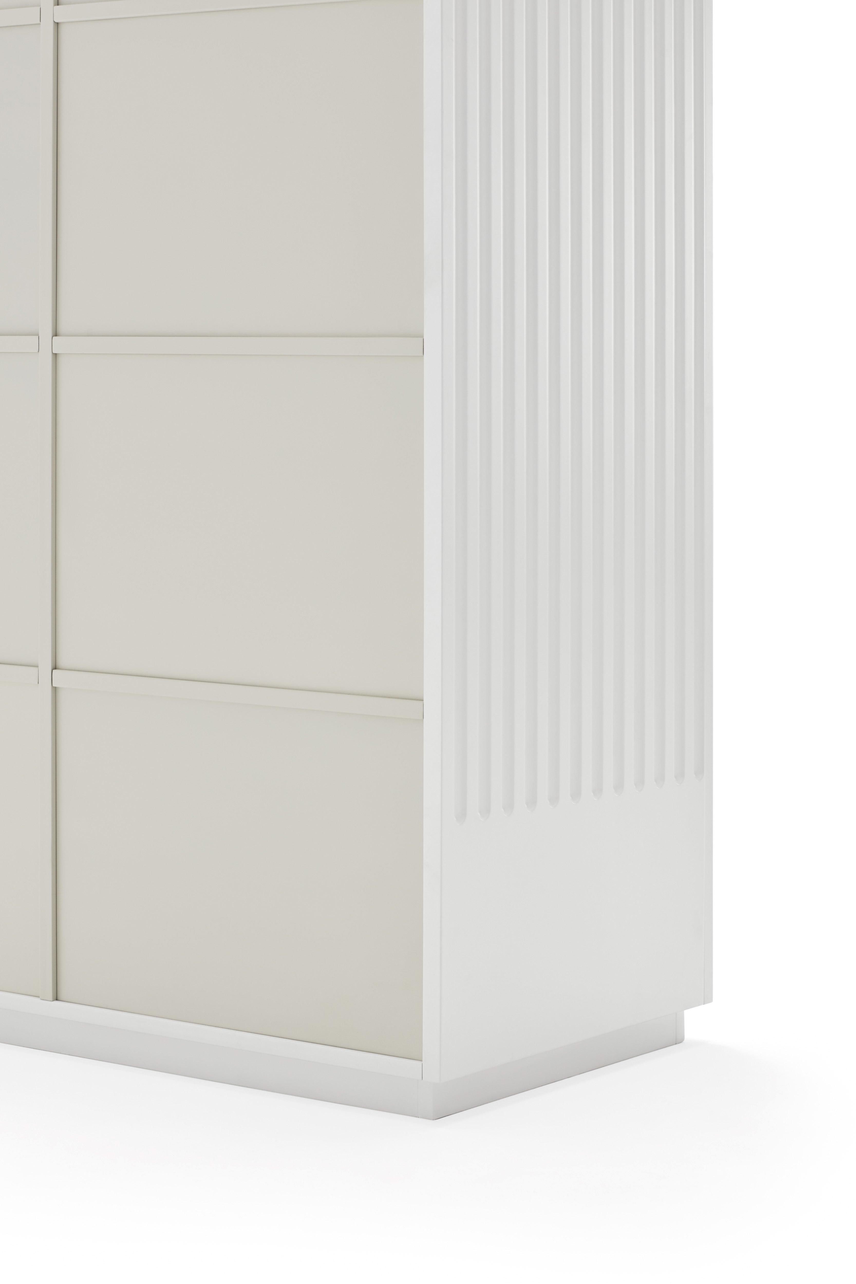 DORIC high chest of drawers white - Eye on Design