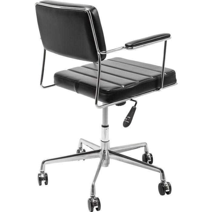 DOTTORE desk chair black eco leather - Eye on Design