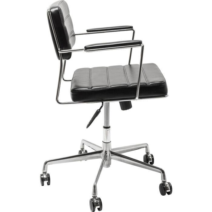 DOTTORE desk chair black eco leather - Eye on Design