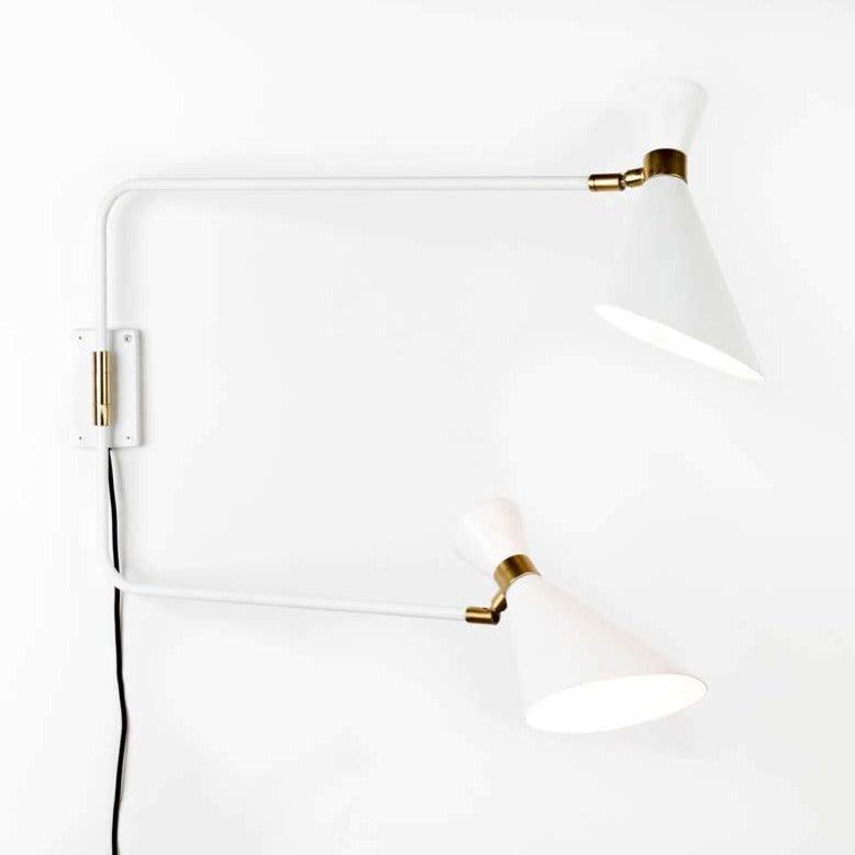 DOUBLE SHADY wall lamp white, Zuiver, Eye on Design