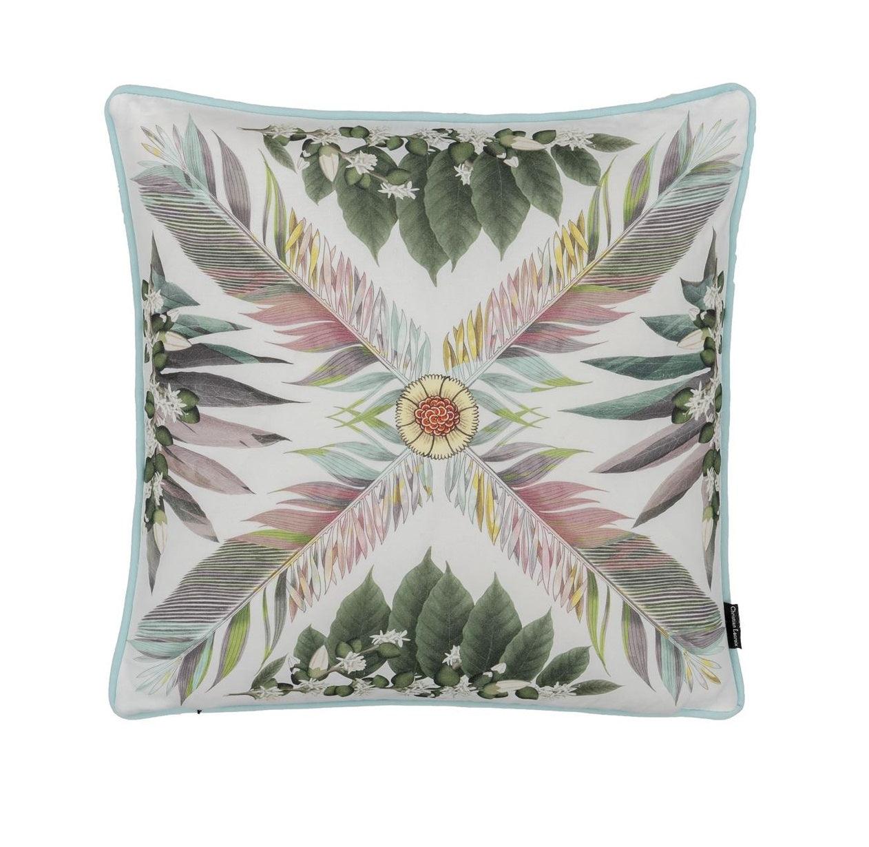 Double-sided pillow FEATHER PARK JAIS cotton satin - Eye on Design