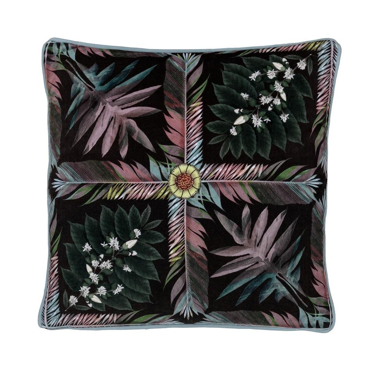 Double-sided pillow FEATHER PARK JAIS cotton satin - Eye on Design