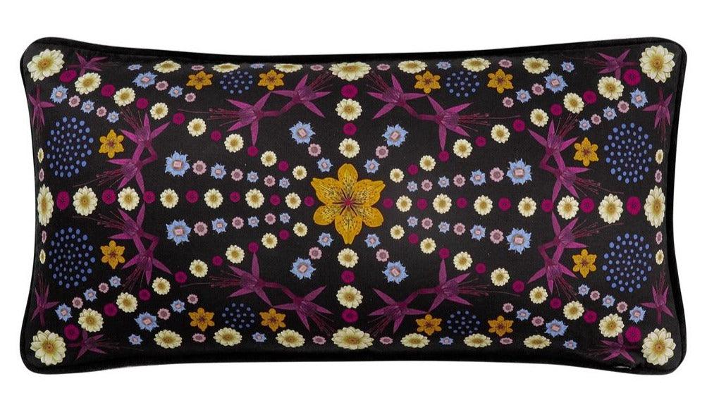 Double-sided pillow JARDIN DES HESPERIDES cotton satin - Eye on Design