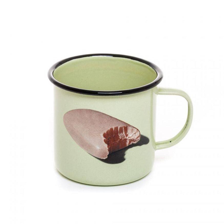 Enamel mug SOAP green - Eye on Design