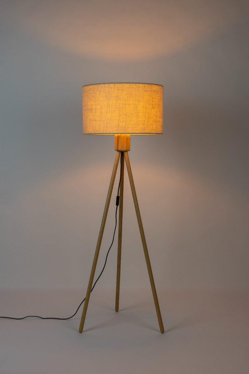 FAN floor lamp bamboo, Zuiver, Eye on Design