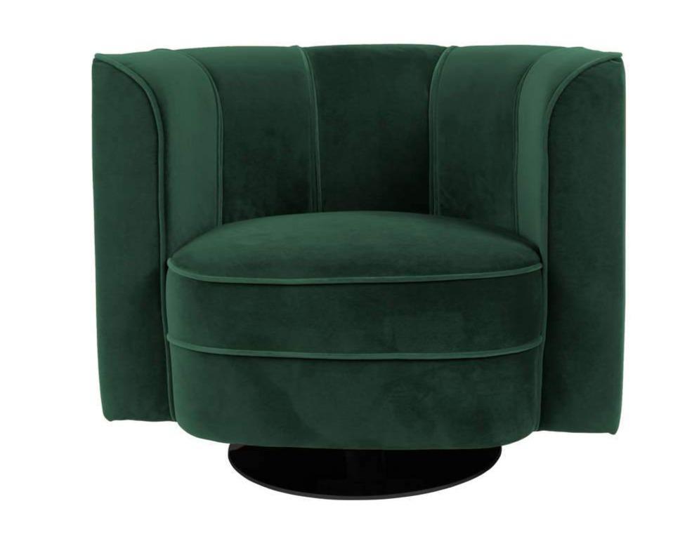 FLOWER armchair green, Dutchbone, Eye on Design