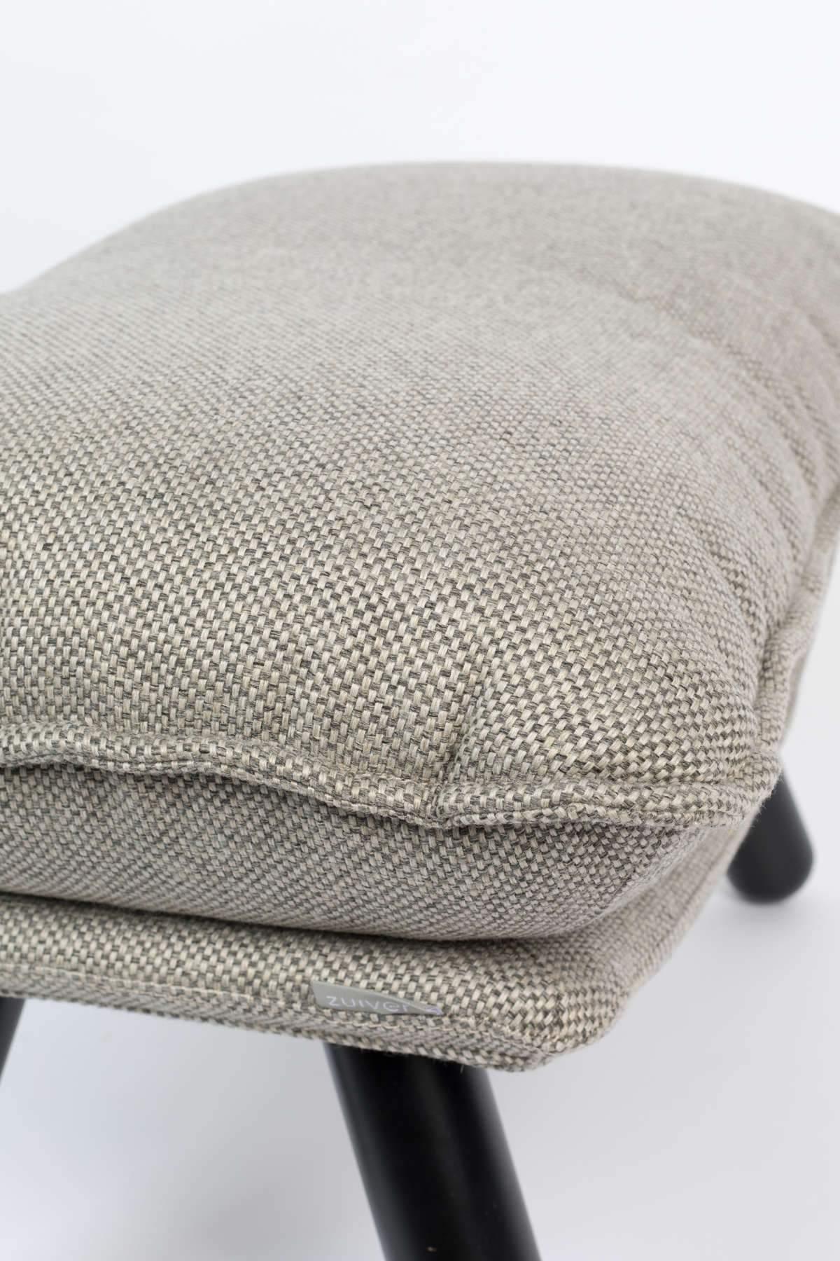 Footstool LAZY SACK light grey, Zuiver, Eye on Design