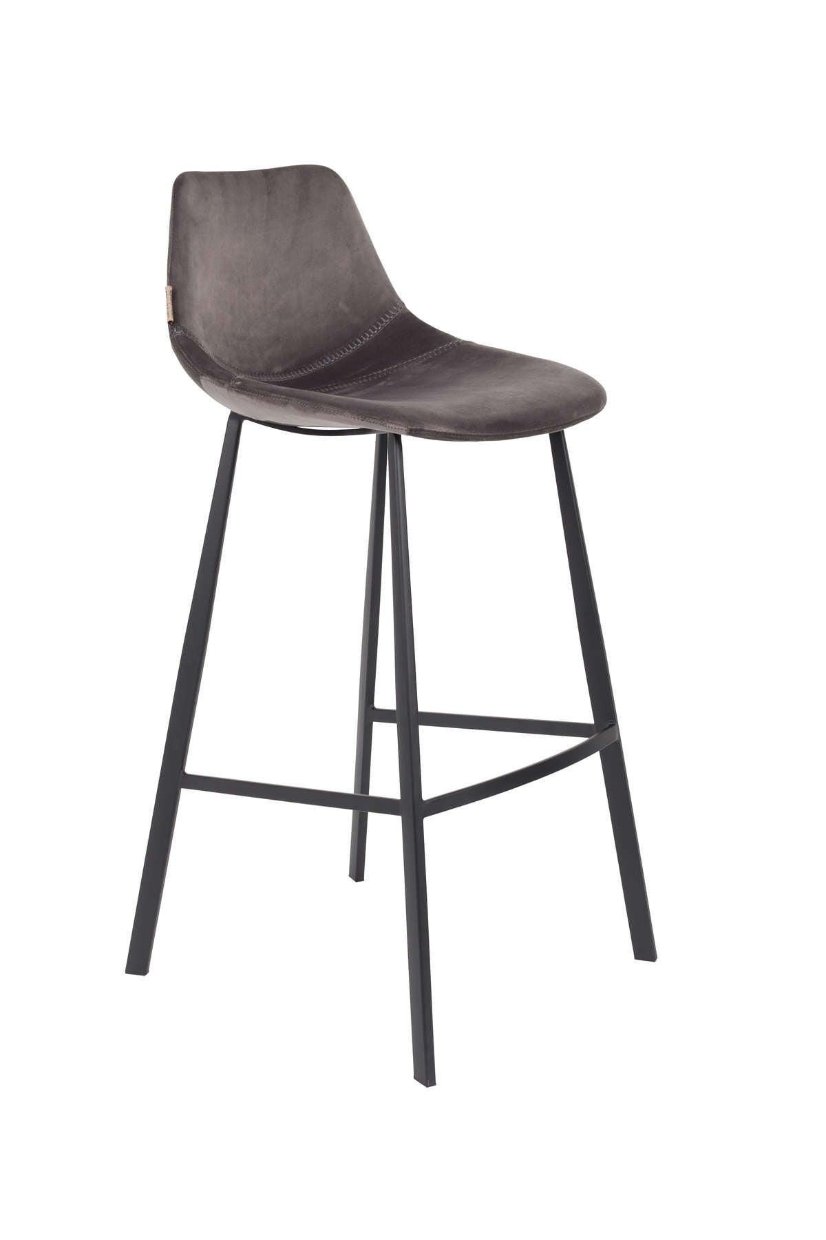 FRANKY bar stool 80 grey, Dutchbone, Eye on Design