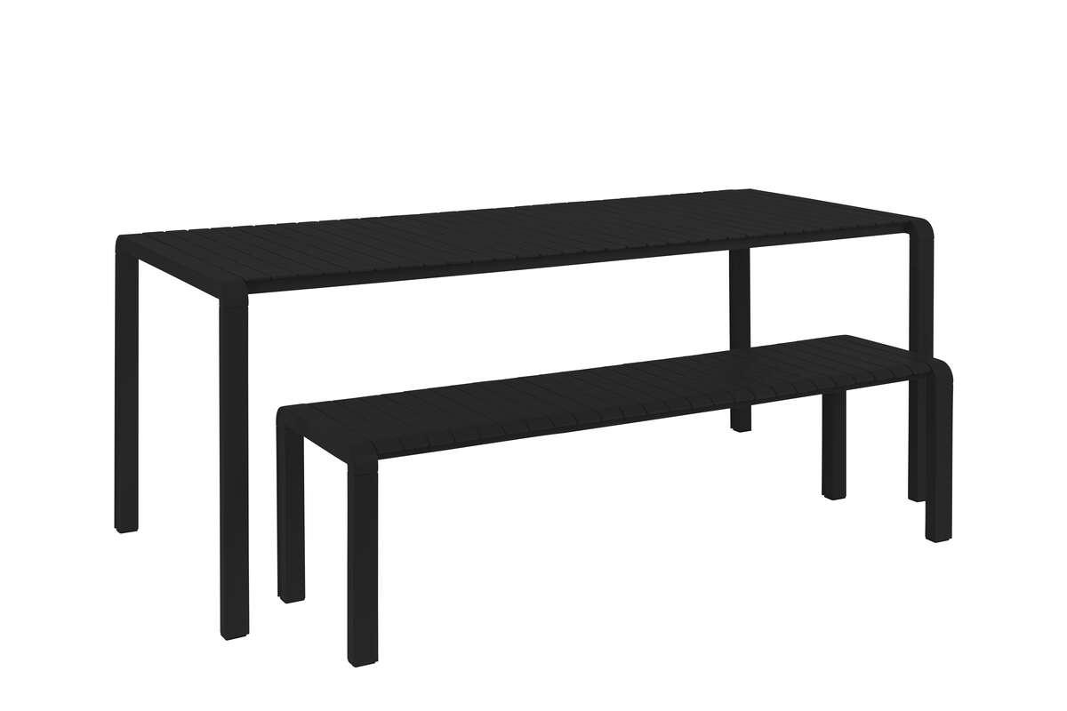 Garden bench VONDEL black - Eye on Design