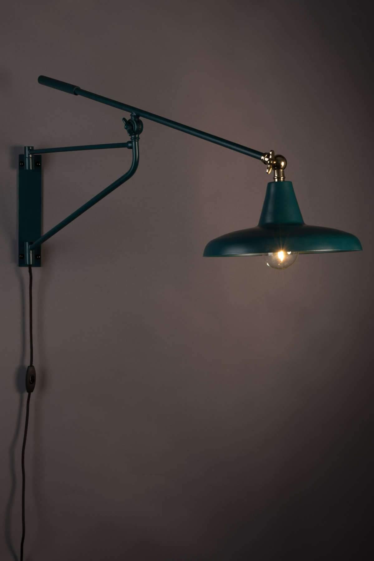 HECTOR wall lamp marine blue, Dutchbone, Eye on Design