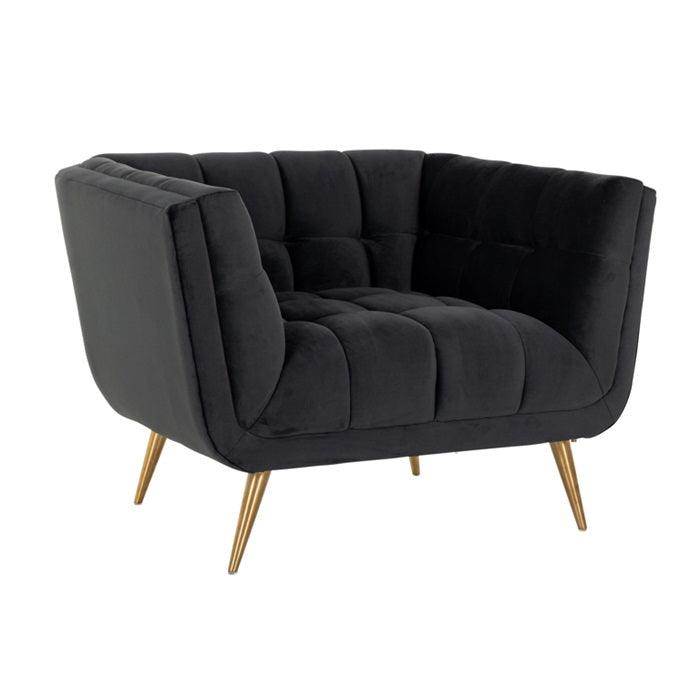 HUXLEY armchair black - Eye on Design