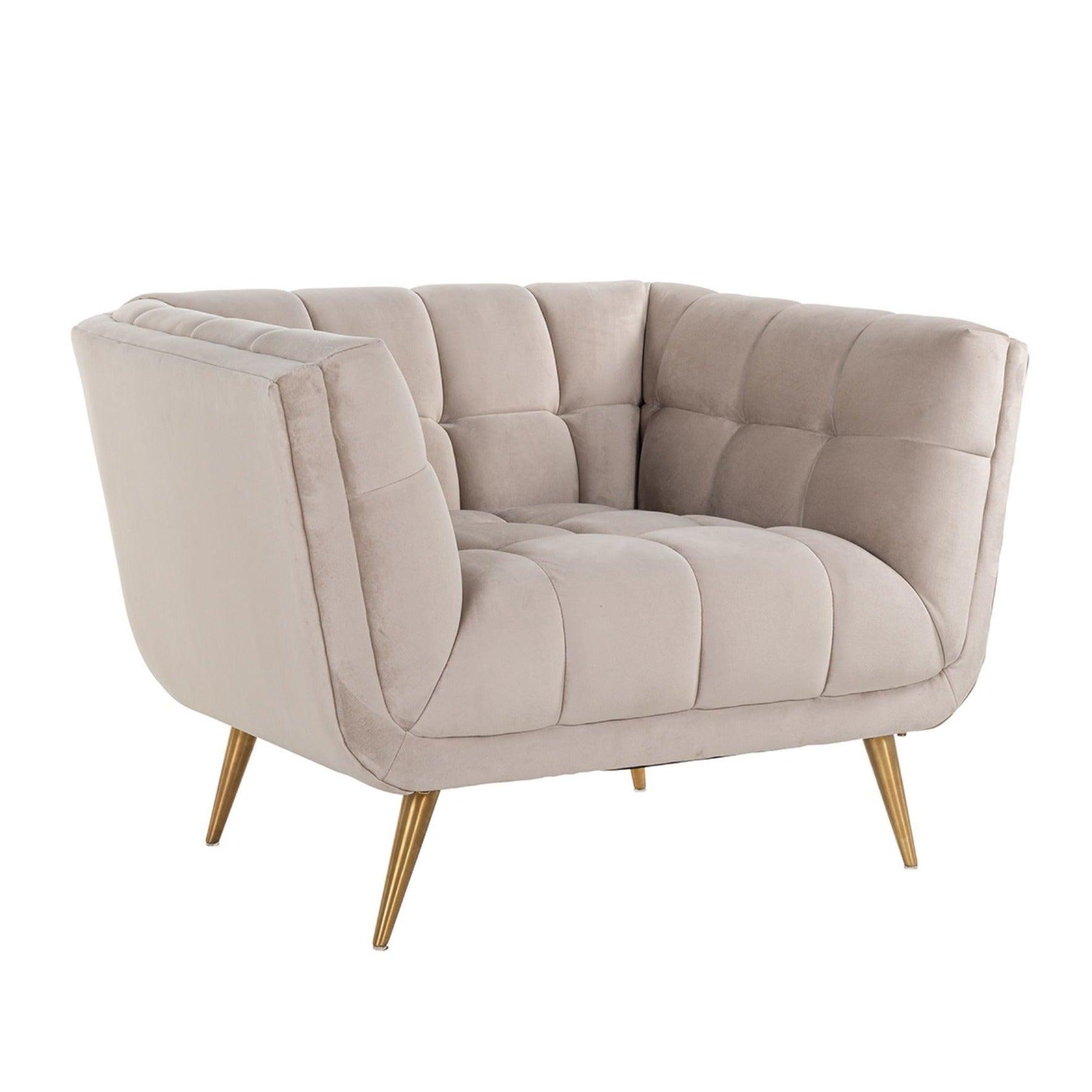 HUXLEY beige armchair - Eye on Design