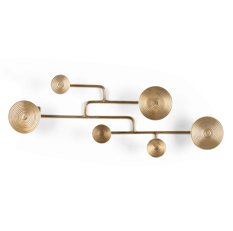 HYPNOTISING wall hanger brass - Eye on Design