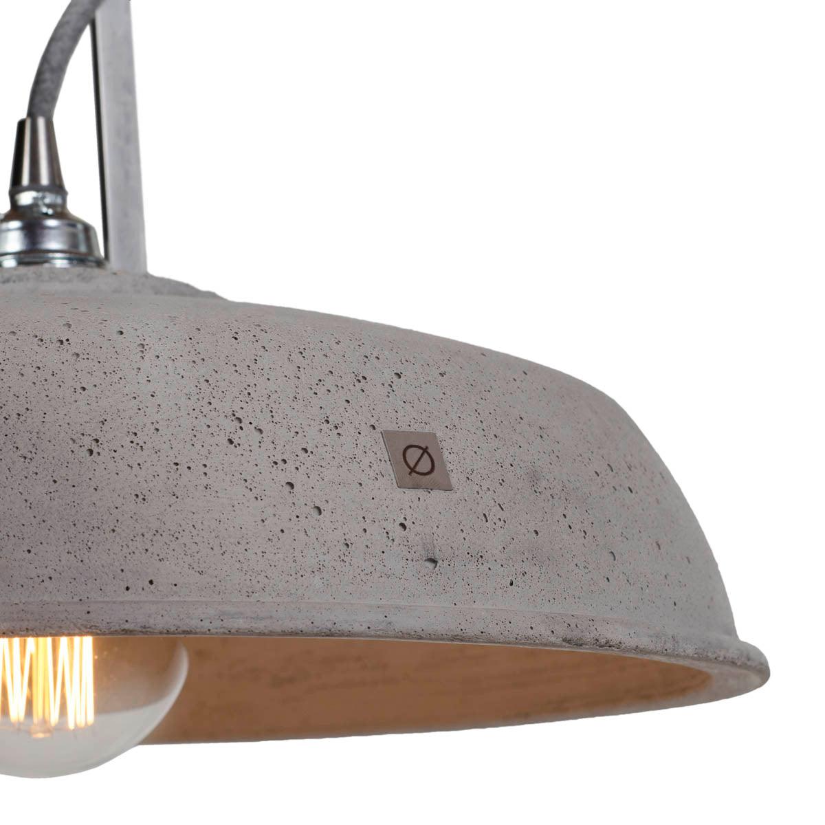 INDUSTRIOLA concrete pendant lamp - Eye on Design