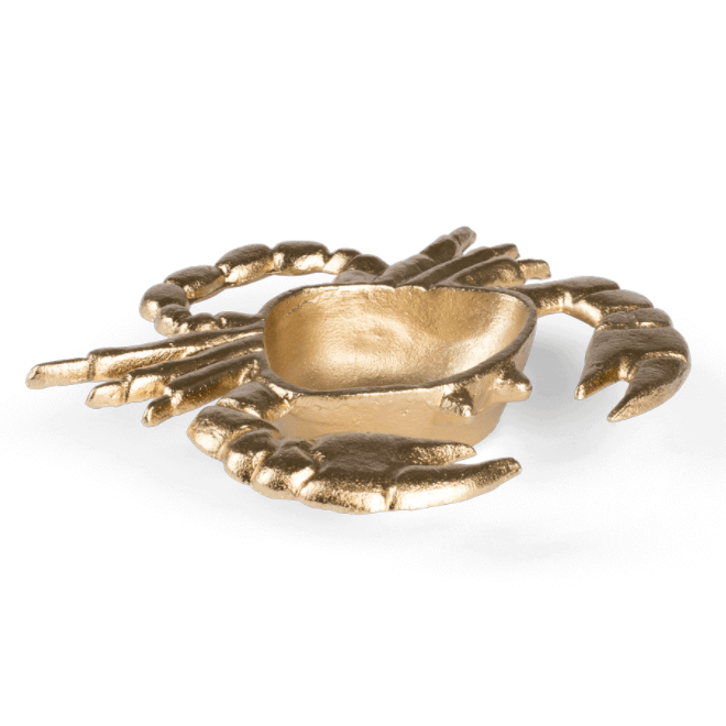 IT'S A CRAB tray gold, Bold Monkey, Eye on Design