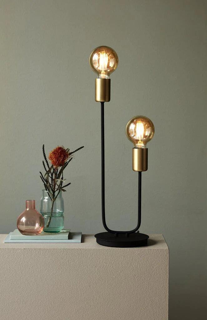 JOSEFINE Table lamp black with gold details - Eye on Design