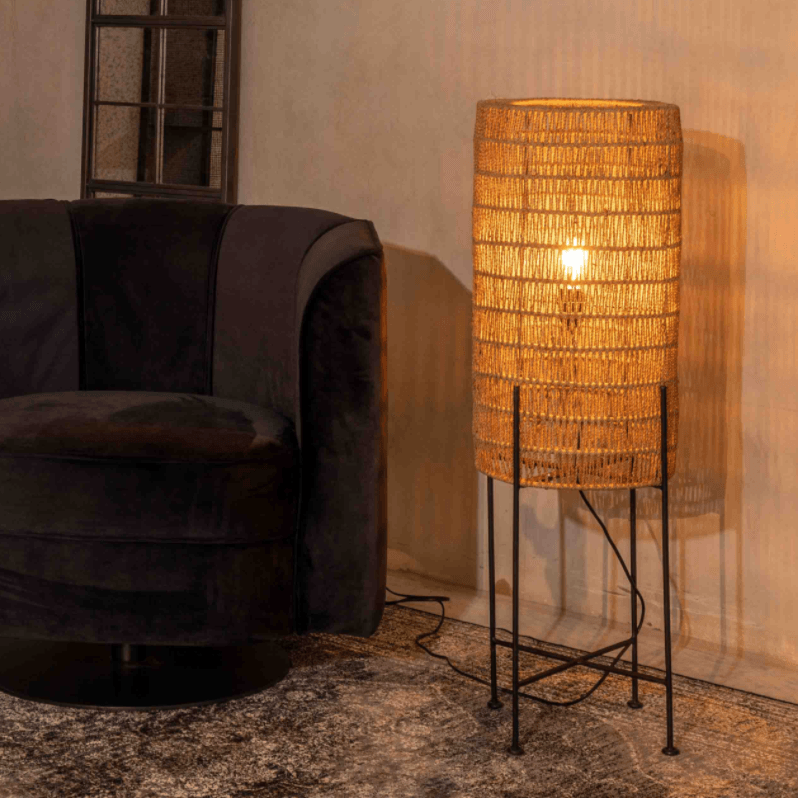 KARI jute floor lamp - Eye on Design