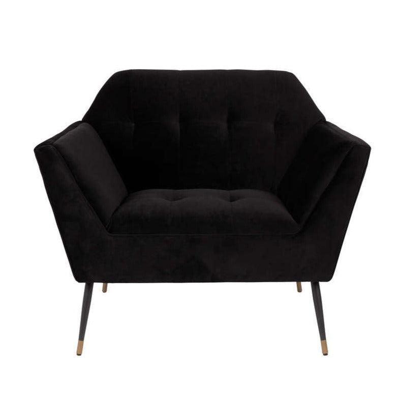 KATE lounge armchair black, Dutchbone, Eye on Design