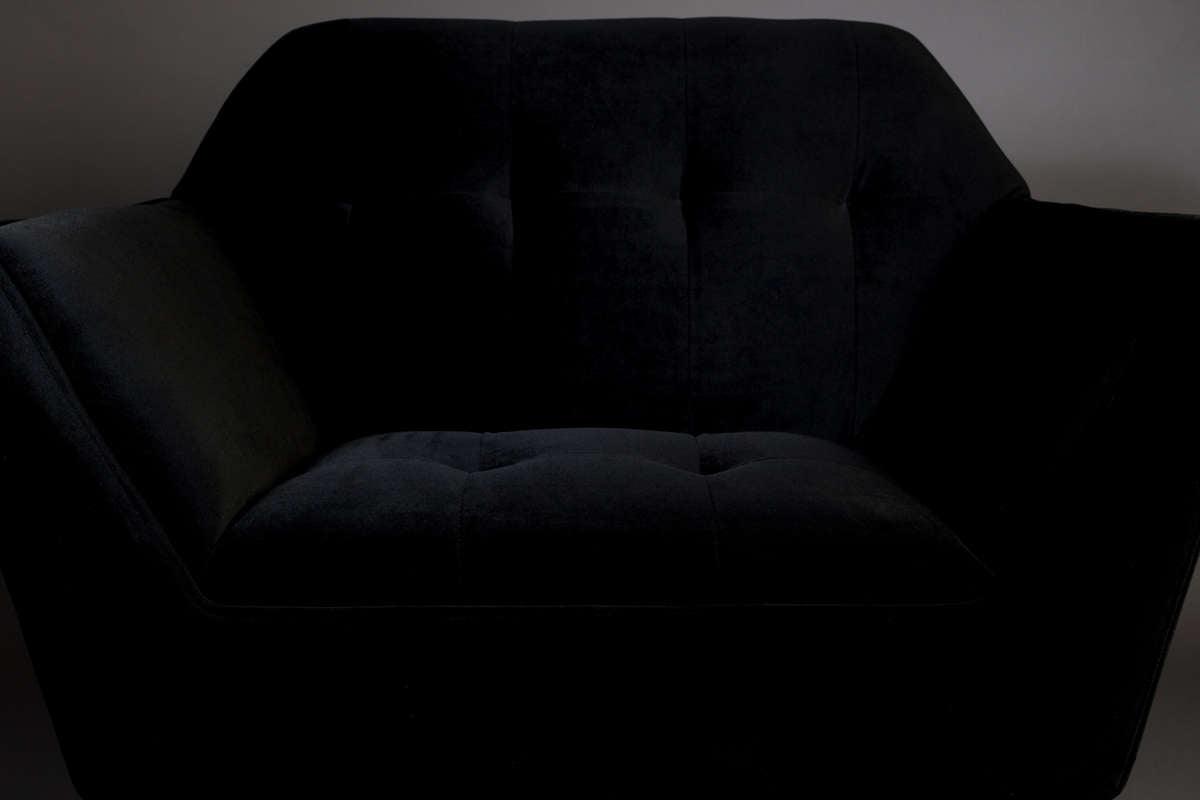 KATE lounge armchair black, Dutchbone, Eye on Design