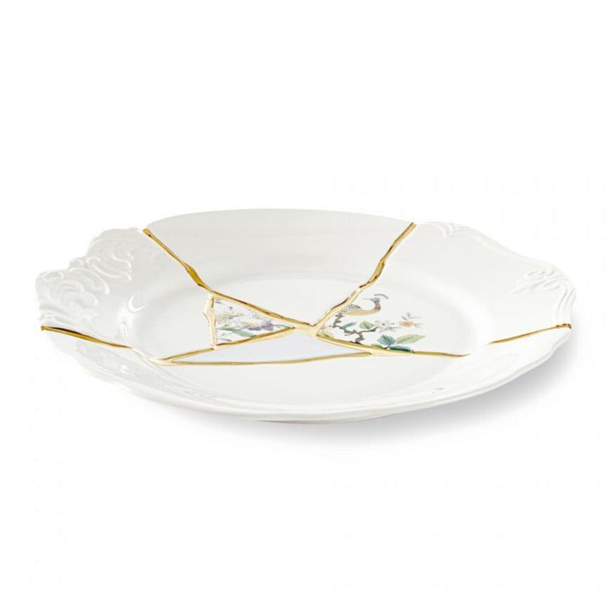 KINTSUGI dinner plate #3 porcelain - Eye on Design