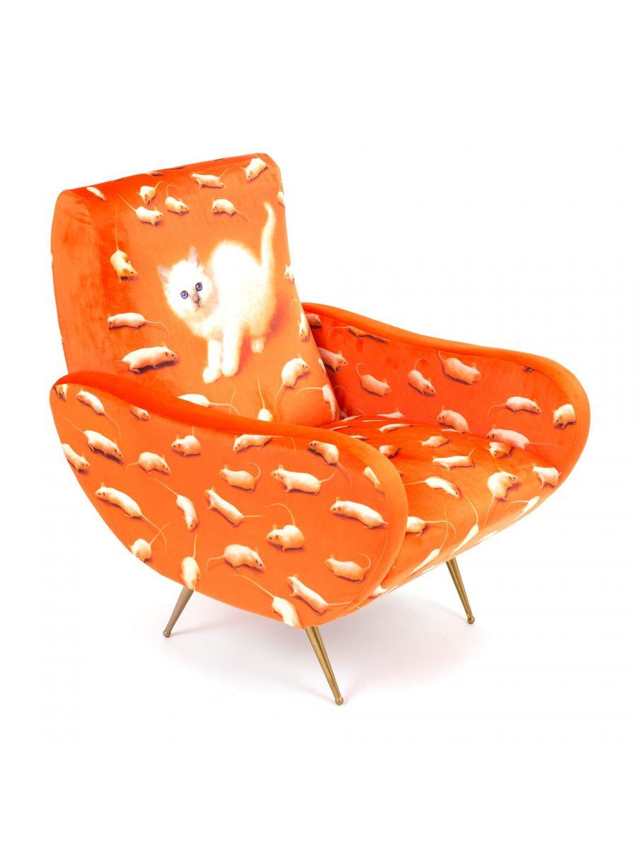 KITTEN armchair orange - Eye on Design