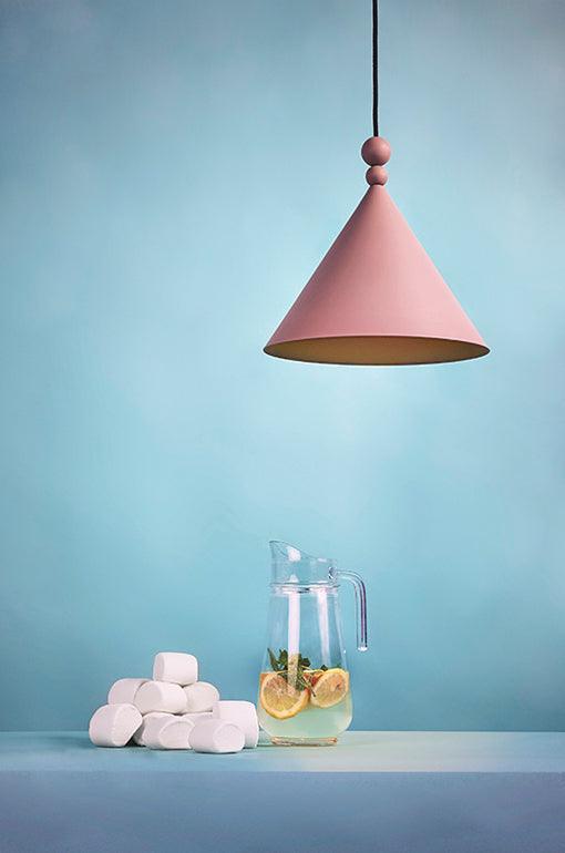 KONKO pendant lamp powder pink - Eye on Design