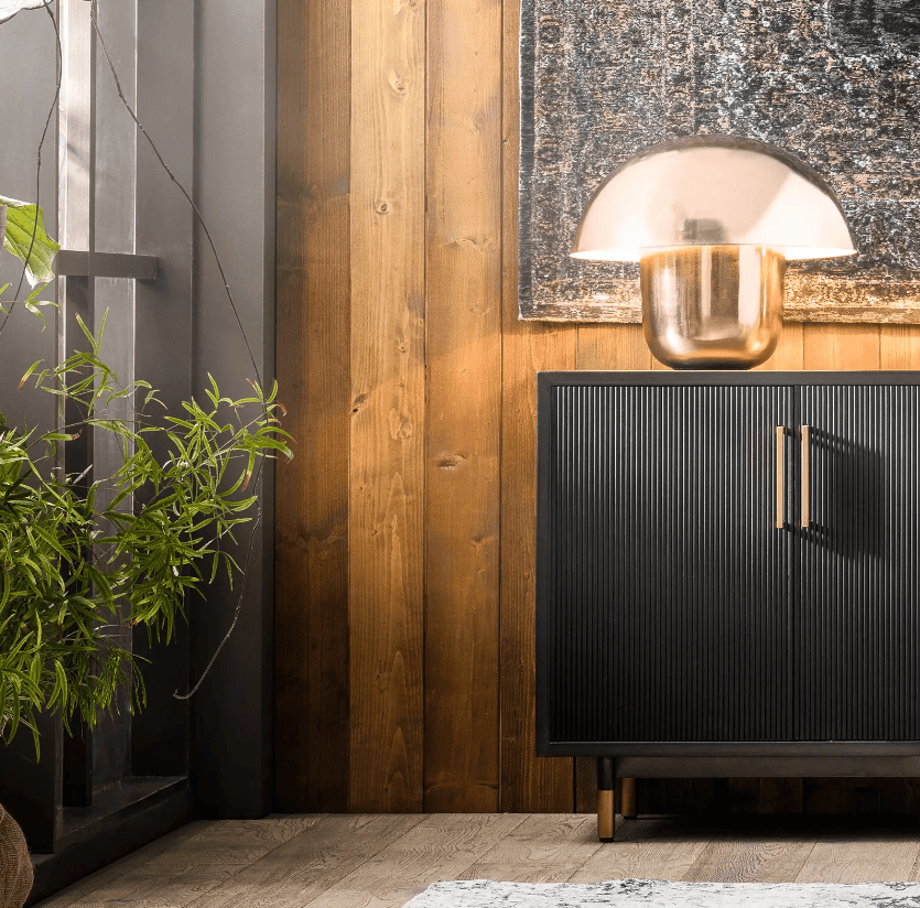 Lampa stołowa MUSHROOM złoty Kare Design    Eye on Design