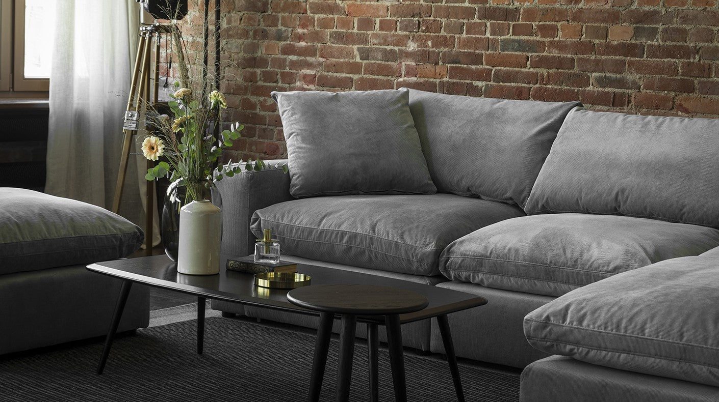Sofa modułowa LAZY z wyższą podstawą - kolor do wyboru Nordic Line    Eye on Design