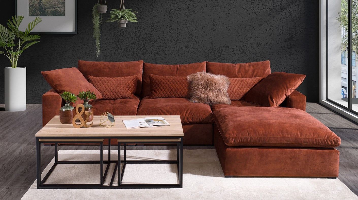 Sofa modułowa LAZY z wyższą podstawą - kolor do wyboru Nordic Line    Eye on Design