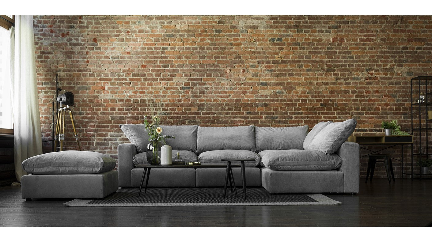 Narożnik prawostronny LAZY - kolor do wyboru Nordic Line    Eye on Design