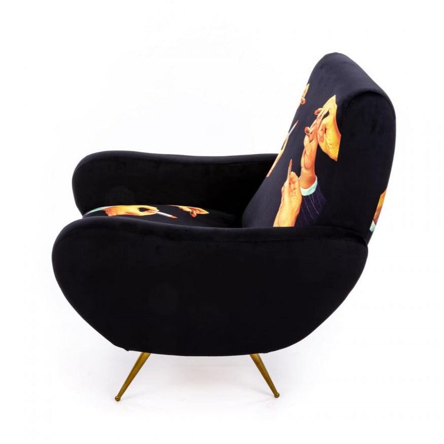 LIPSTICKS armchair black - Eye on Design