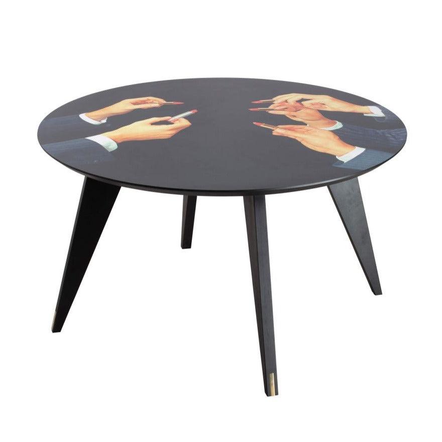 LIPSTICKS round table black - Eye on Design