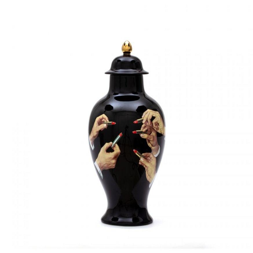 LIPSTICKS vase black - Eye on Design