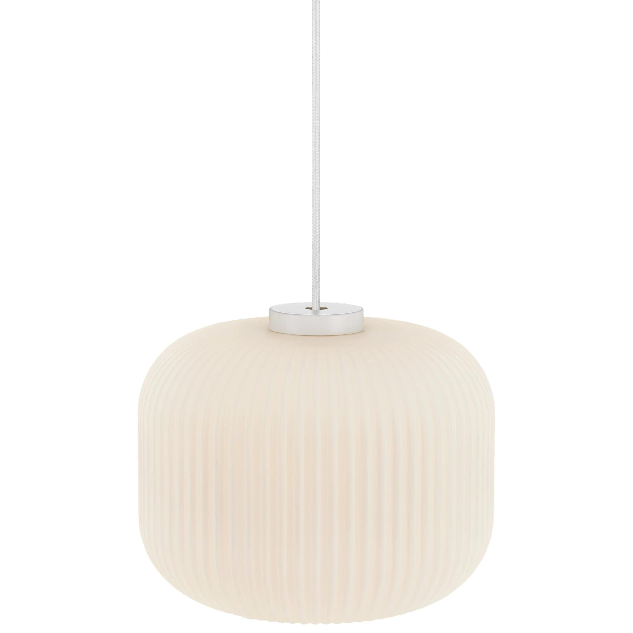 MILFORD OVAL glass pendant lamp - Eye on Design