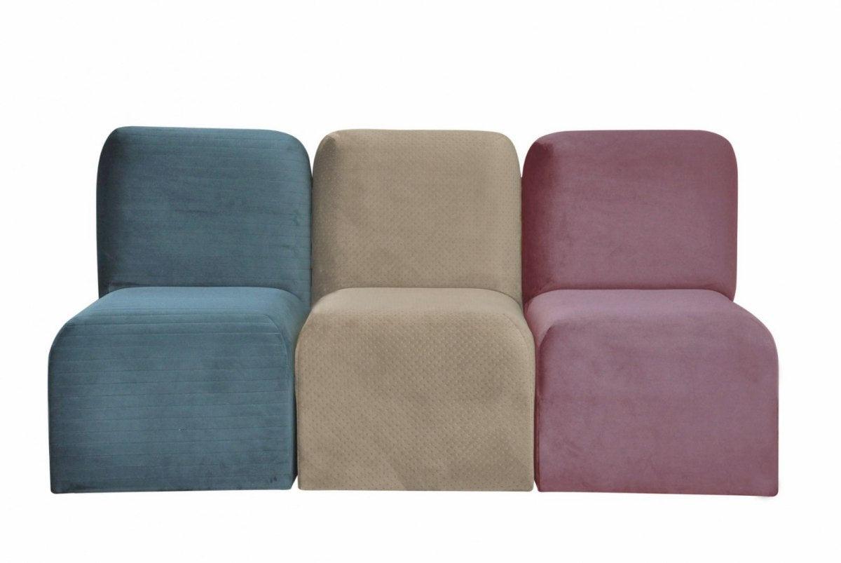 Modular sofa SIME sea green - Eye on Design