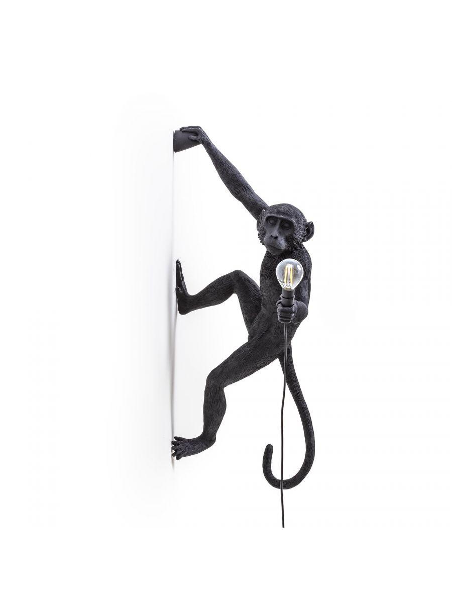 MONKEY HANGING wall lamp - RIGHT black - Eye on Design