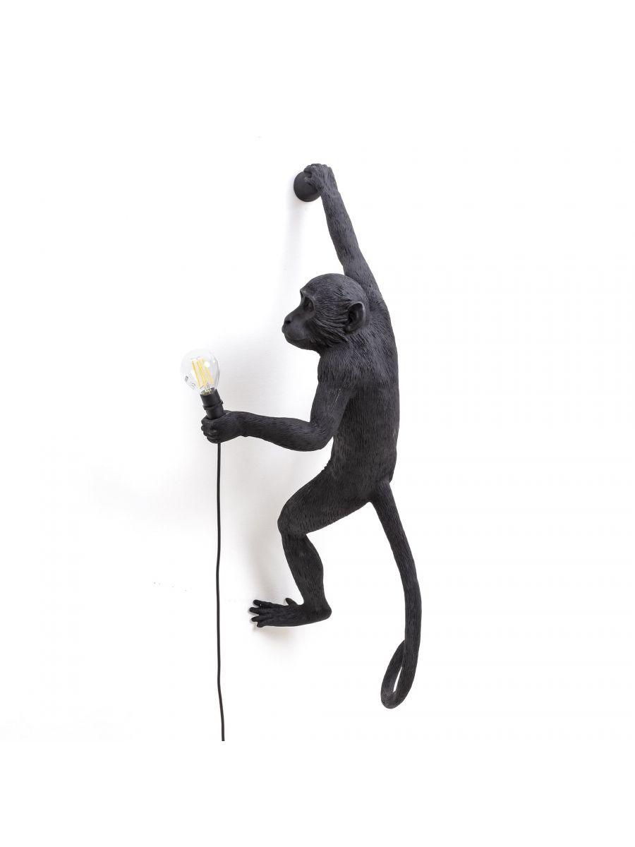 MONKEY HANGING wall lamp - RIGHT black - Eye on Design