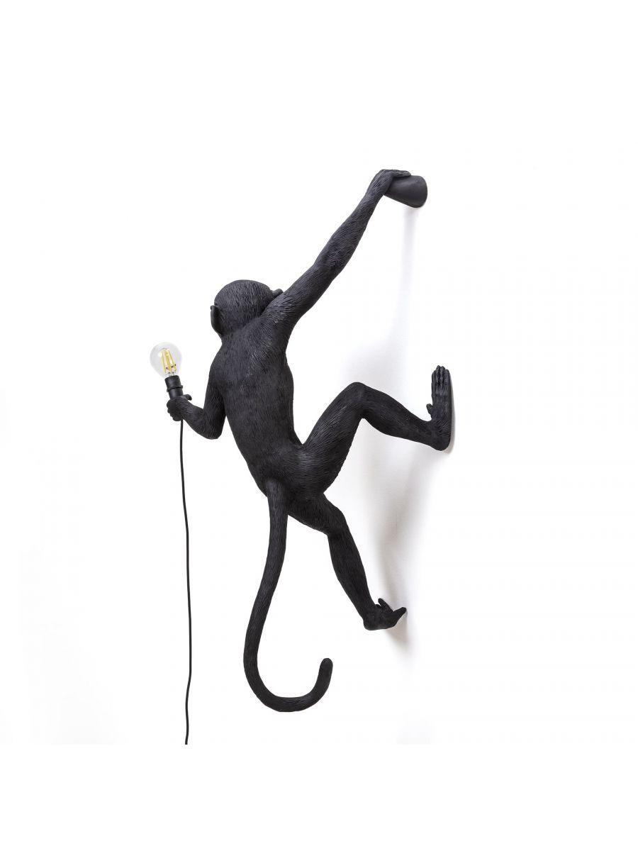 MONKEY HANGING wall lamp - RIGHT black - Eye on Design