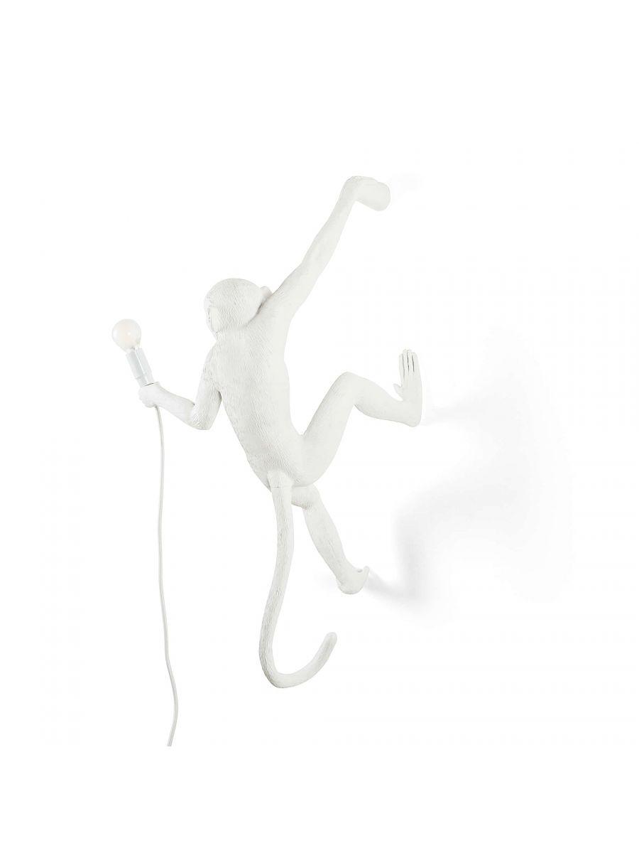 MONKEY HANGING wall lamp - RIGHT white - Eye on Design