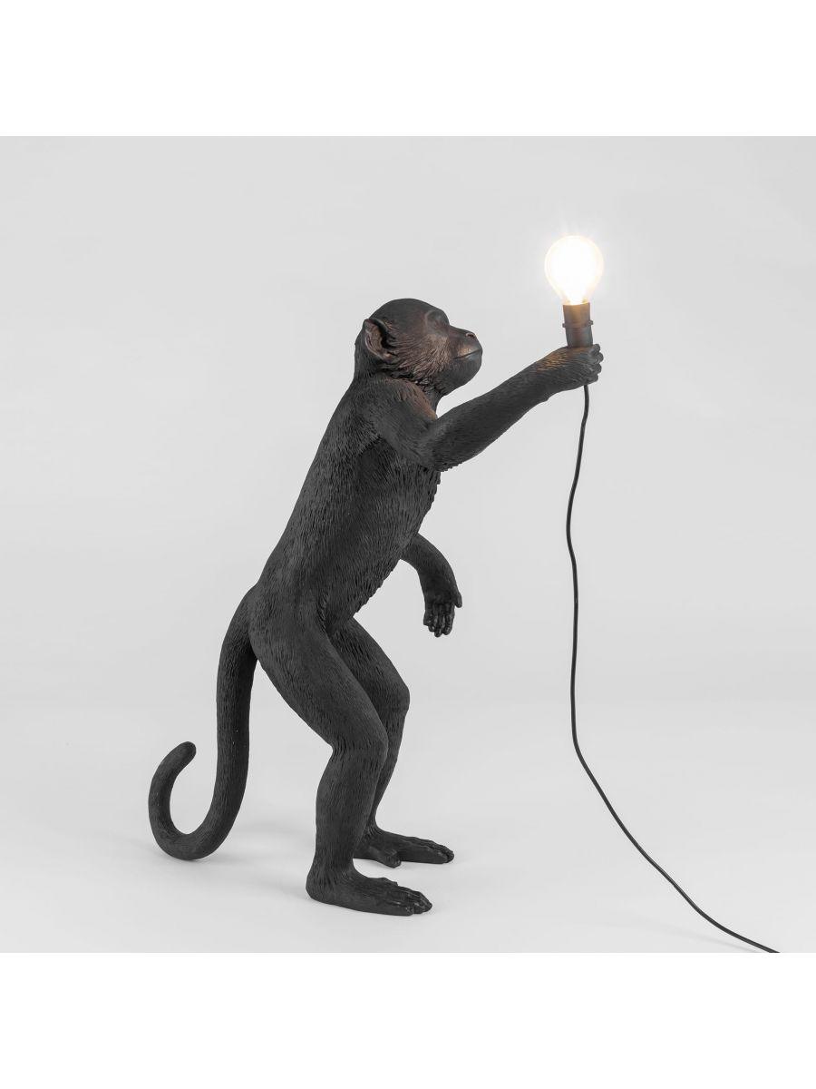 MONKEY STANDING lamp black - Eye on Design