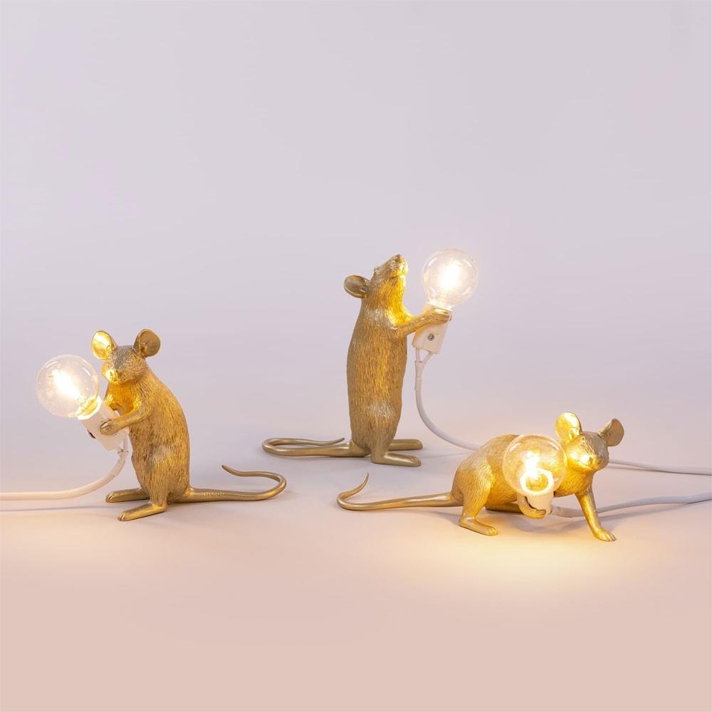 MOUSE MAC lamp gold - Eye on Design