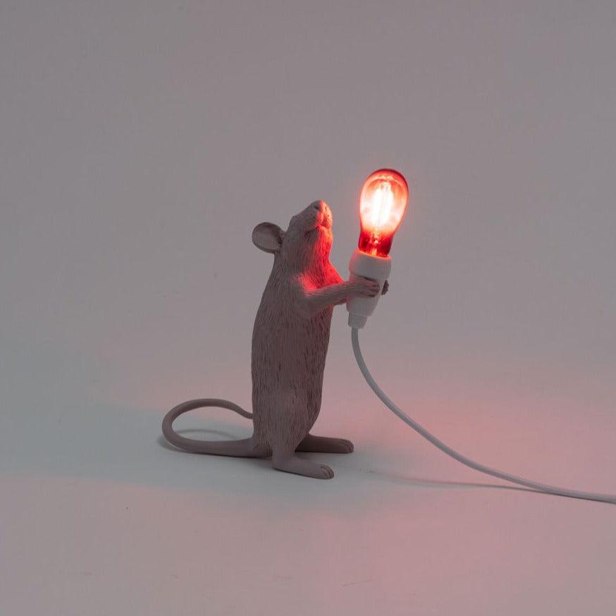 MOUSE STEP LOVE lamp soft pink - Eye on Design